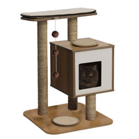 Thumbnail for Catit Vesper Cat Furniture V-Base - Walnut