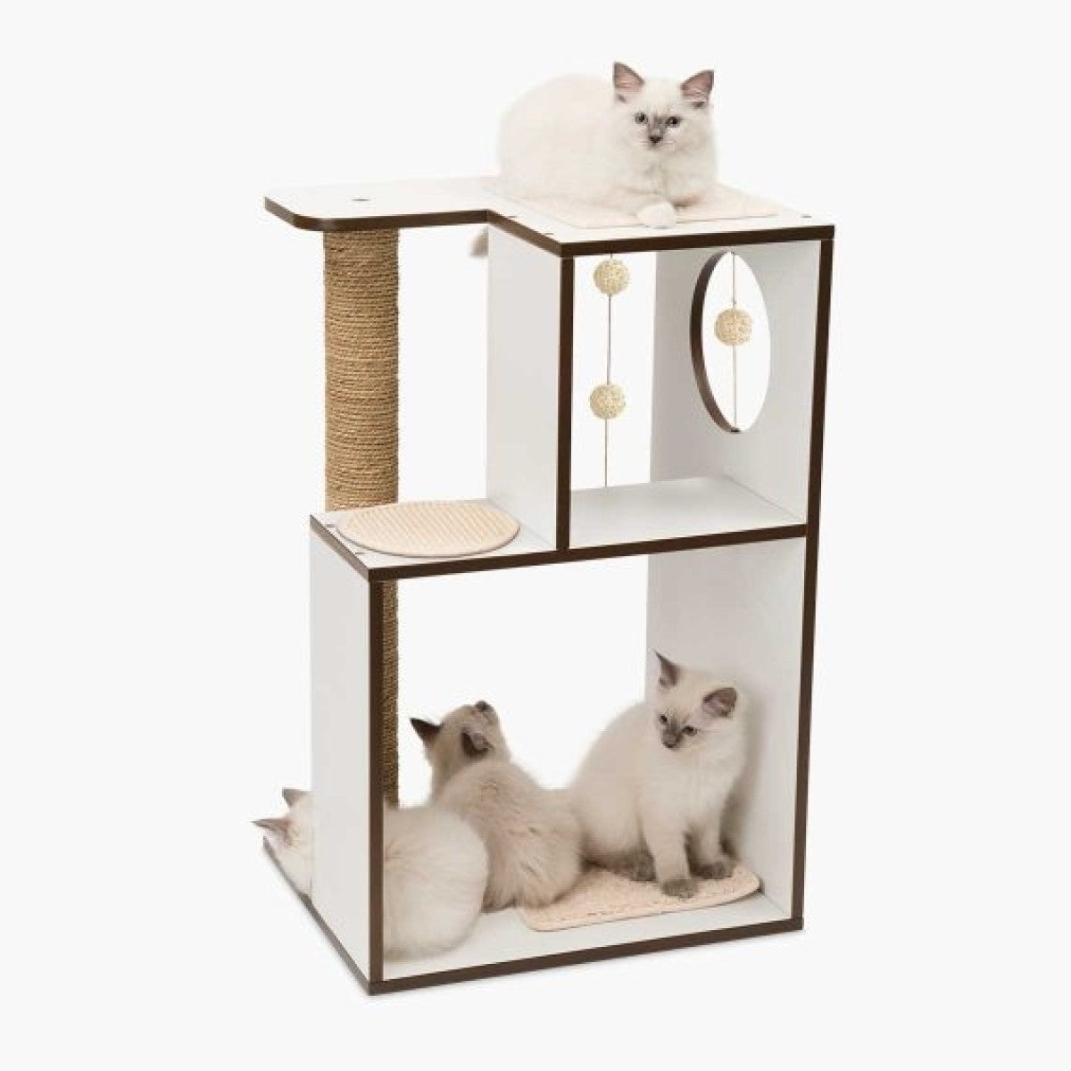 Catit Vesper Cat Furniture V-Box - White/Large