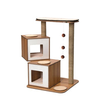 Thumbnail for Catit Vesper Cat Furniture V-Double - Walnut