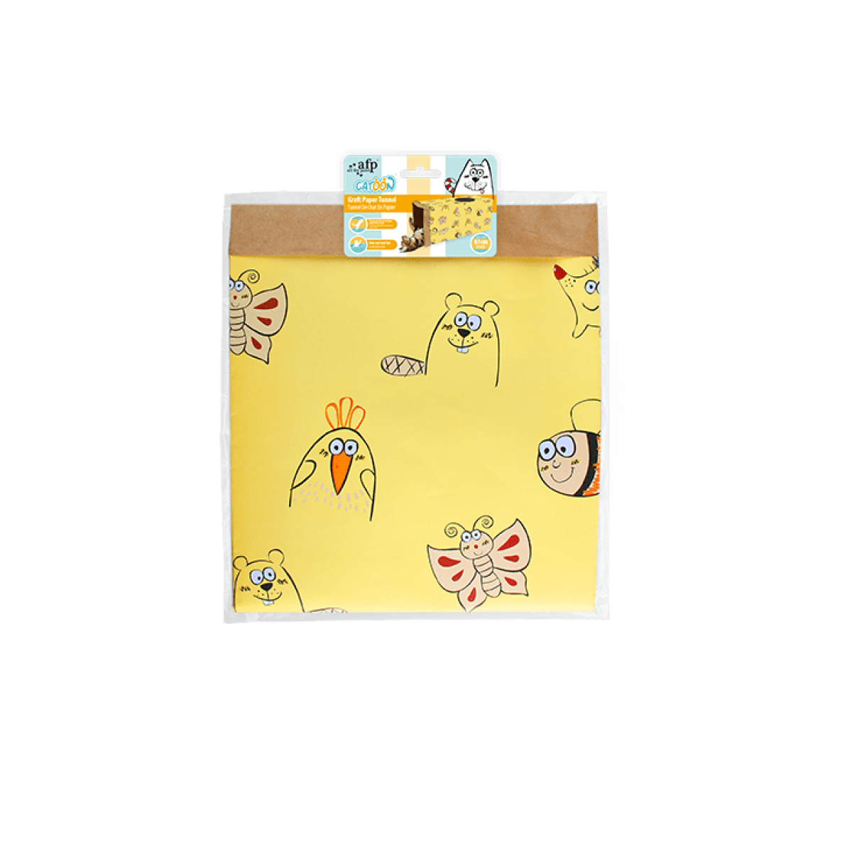 Catoon - Kraft Paper Tunnel - Yellow