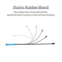 GiGwi Catwand Feather Teaser with natural feather, plush tail and TPR handle