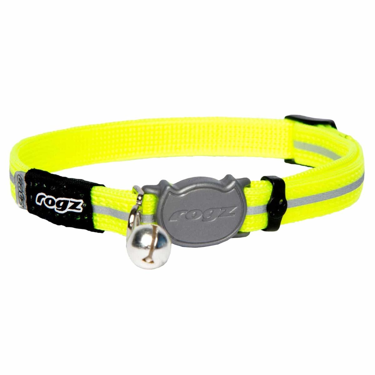 Rogz Alley Cat Reflective Cat Collar Small - Dayglo Small