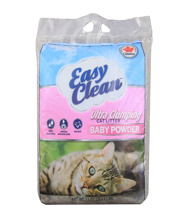 Easy Clean Baby Powder Ultra Clumping Cat Litter 15kg - 15KG