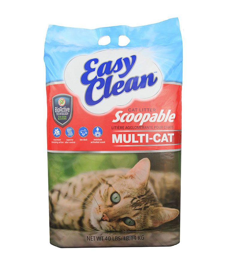 Easy Clean Multi-Cat Clumping Cat Litter - 18.14KG