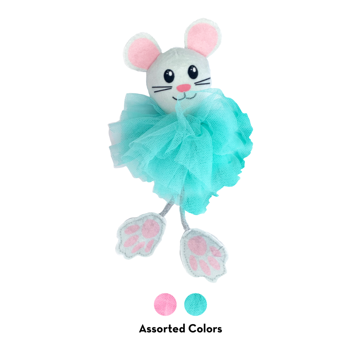 Kong Flingaroo Tutu Mouse Cat Toy -