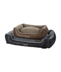 Thumbnail for Scruffs Chateau Orthopaedic Box Dog Bed  - LATTE Medium