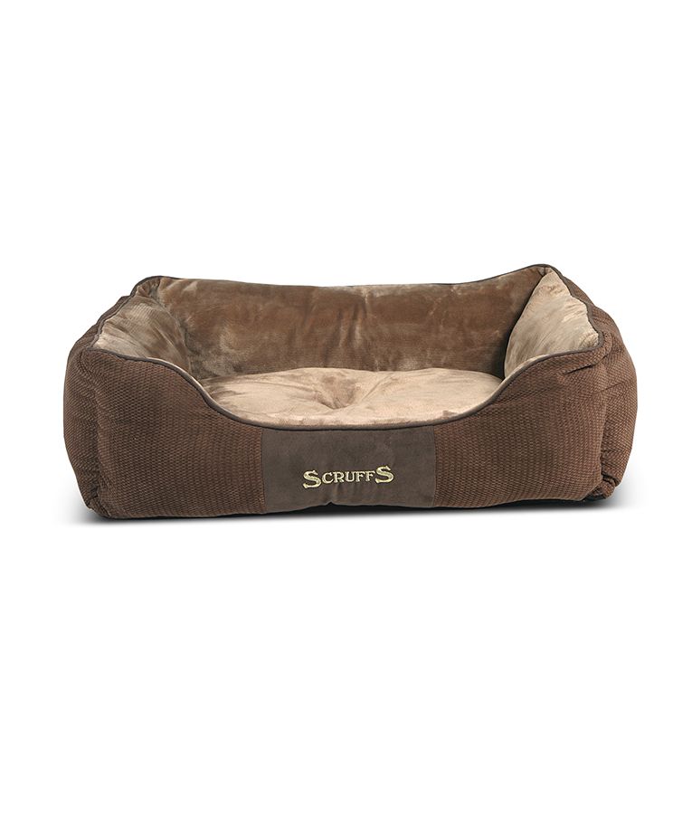 Scruffs Chester Box Dog Bed - CHOCOLATE Large