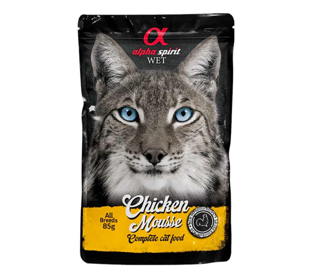 Chicken Mousse for Cats, 24 x 85 g Pouches