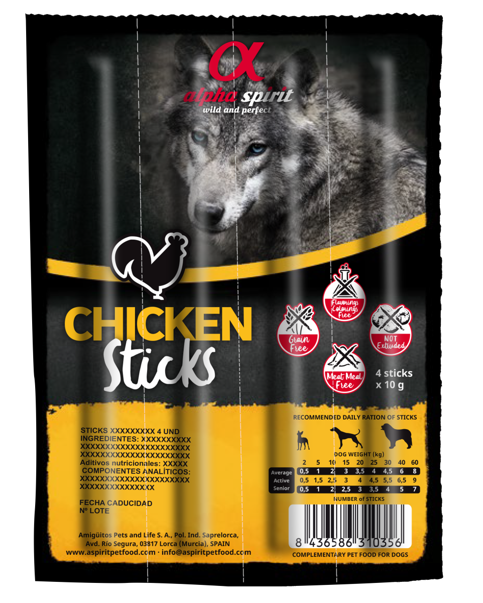 Chicken Sticks 4/pk