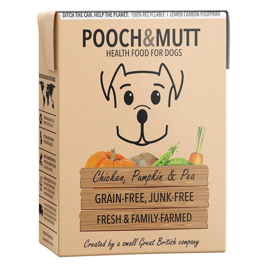 Pooch & Mutt Chicken, Pumpkin & Pea Complete Wet Dog Food 375g - 375g