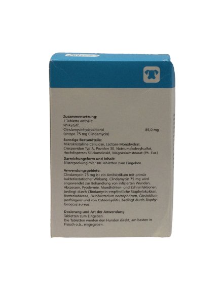 Clindamycin 75 mg 100Tablets