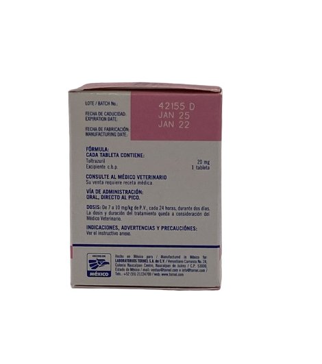 Coccizuril 20 tabs