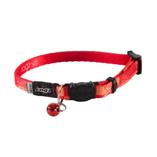 Rogz Kiddycat Tango Fishbone Cat Collar - Small