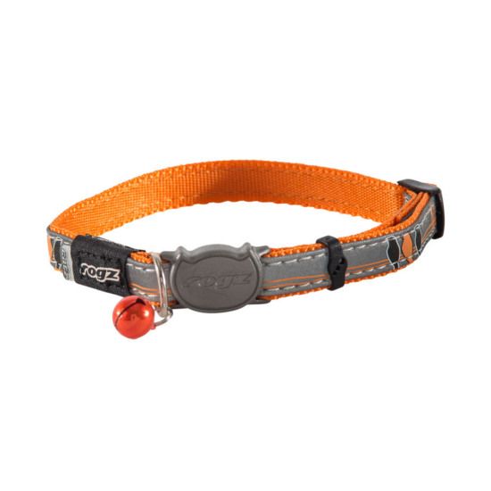 Rogz Nightcat Birds on Wire Cat Collar - Small