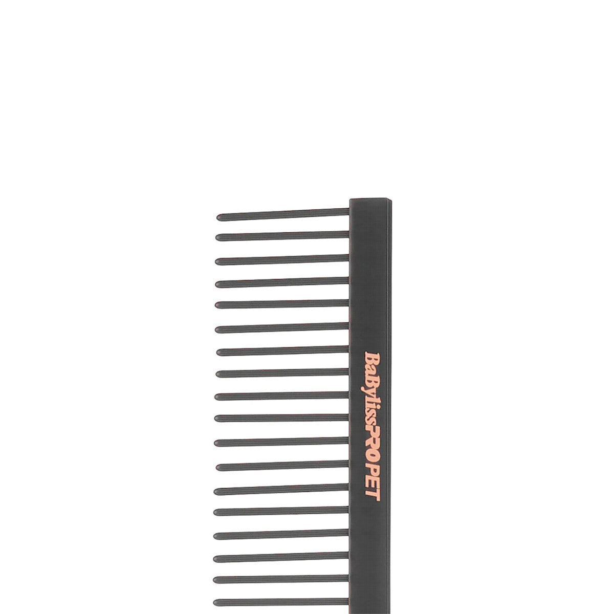 BaByliss PRO PET Rose Gold/Black Dog Comb – Small