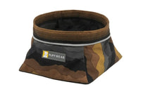 Thumbnail for Ruffwear Quencher Cinch Top Packable Dog Bowl  - Moonlight Mountain Medium