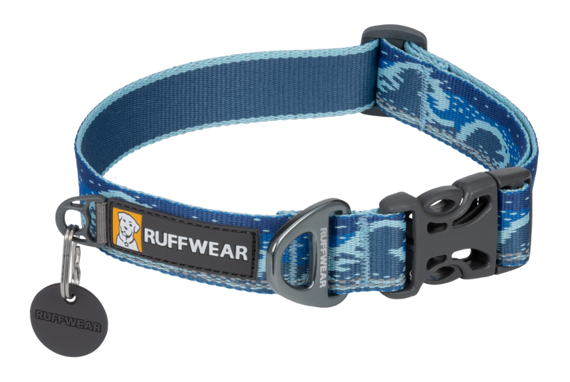 Ruffwear Crag Reflective Dog Collar - Midnight Wave Small