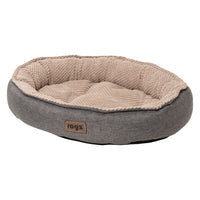 Thumbnail for Rogz Athen Oval Cat Bed - GREY Medium