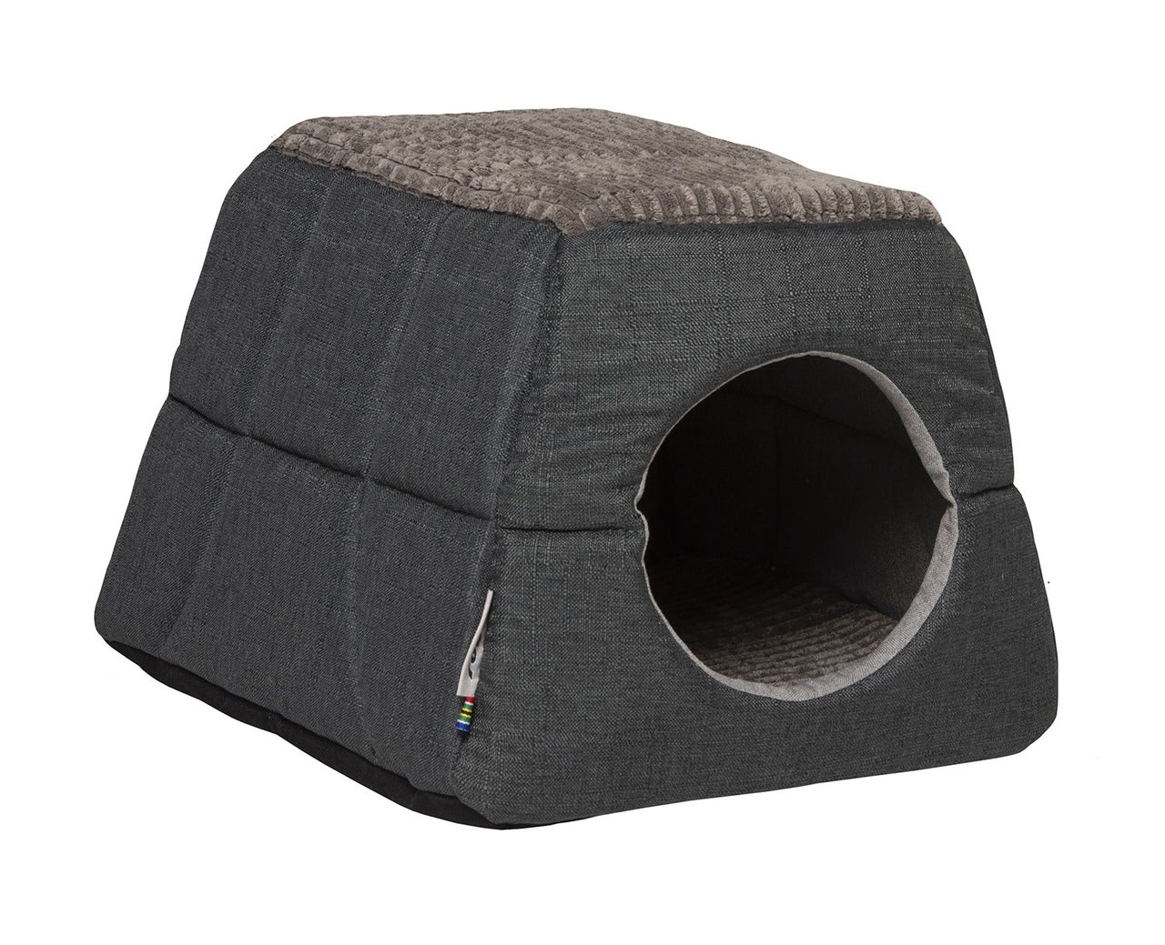 Rogz Oslo Igloo Pod Cat Bed - OLIVE MEDIUM