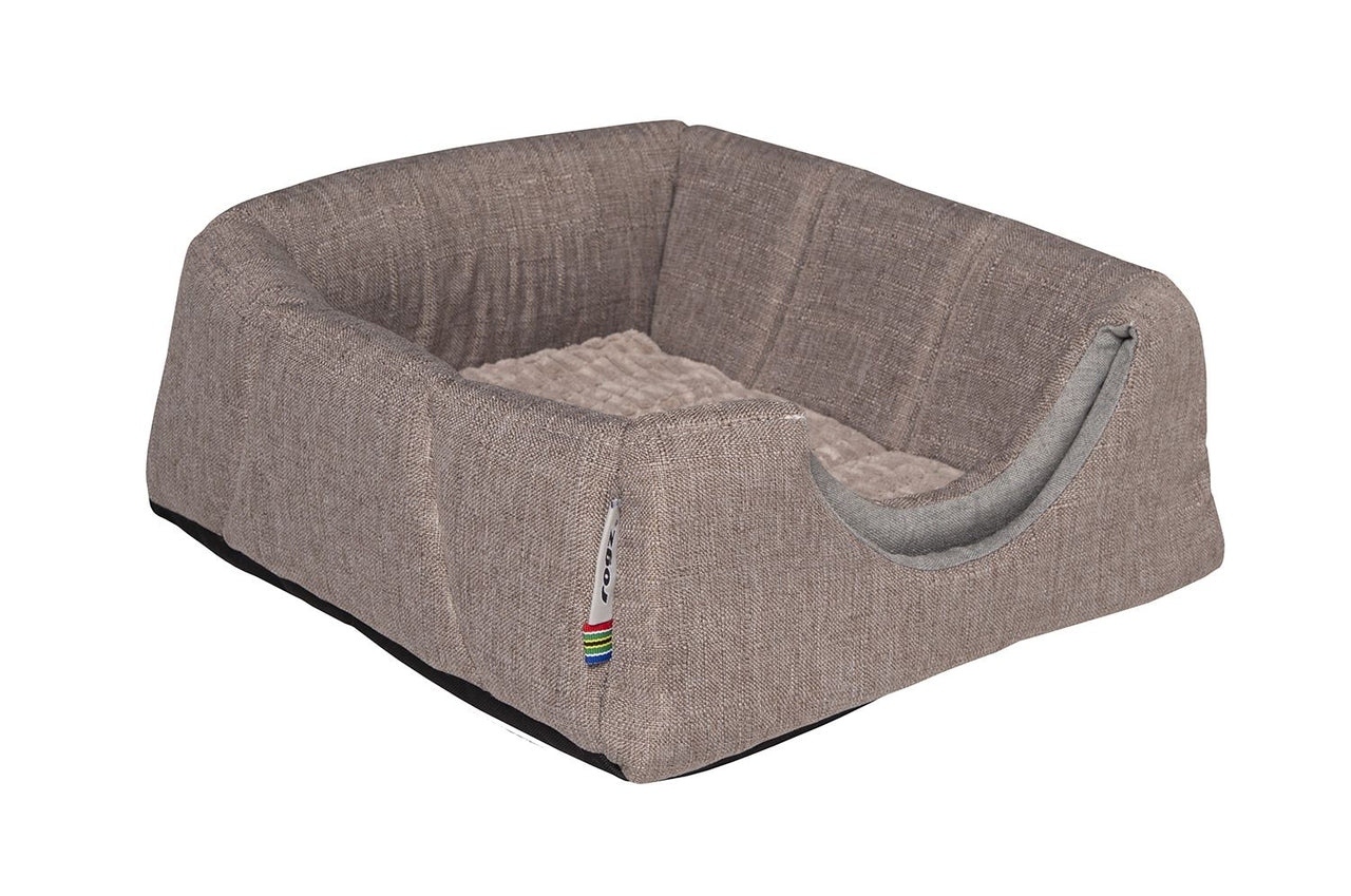 Rogz Oslo Igloo Pod Cat Bed - NATURAL MEDIUM