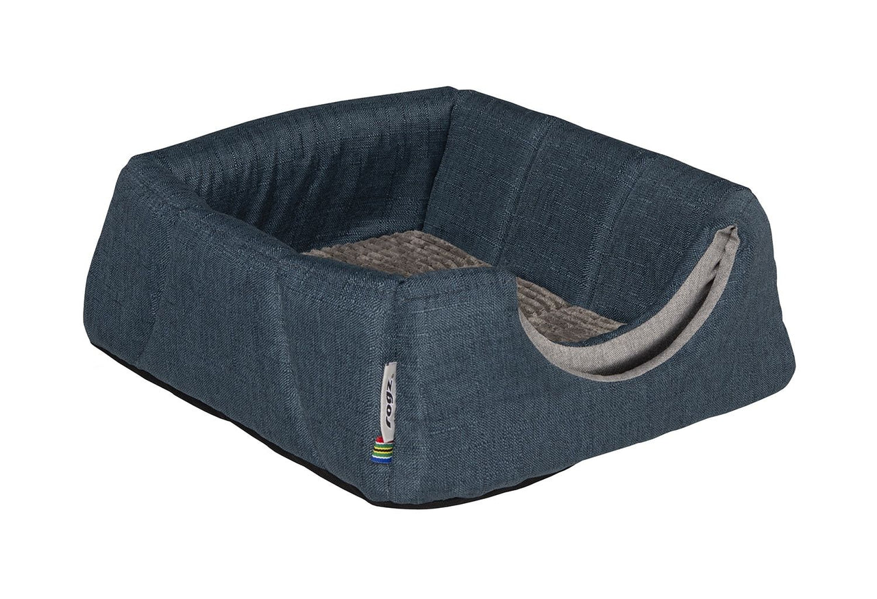 Rogz Oslo Igloo Pod Cat Bed - PETROL MEDIUM