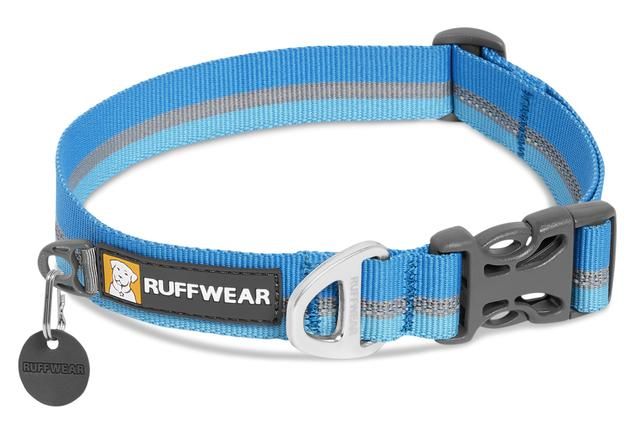 Ruffwear Crag Reflective Dog Collar - BLUE Medium