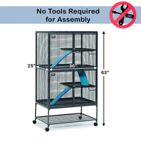 Thumbnail for MidWest Critter Nation Double Unit Small Animal Cage
