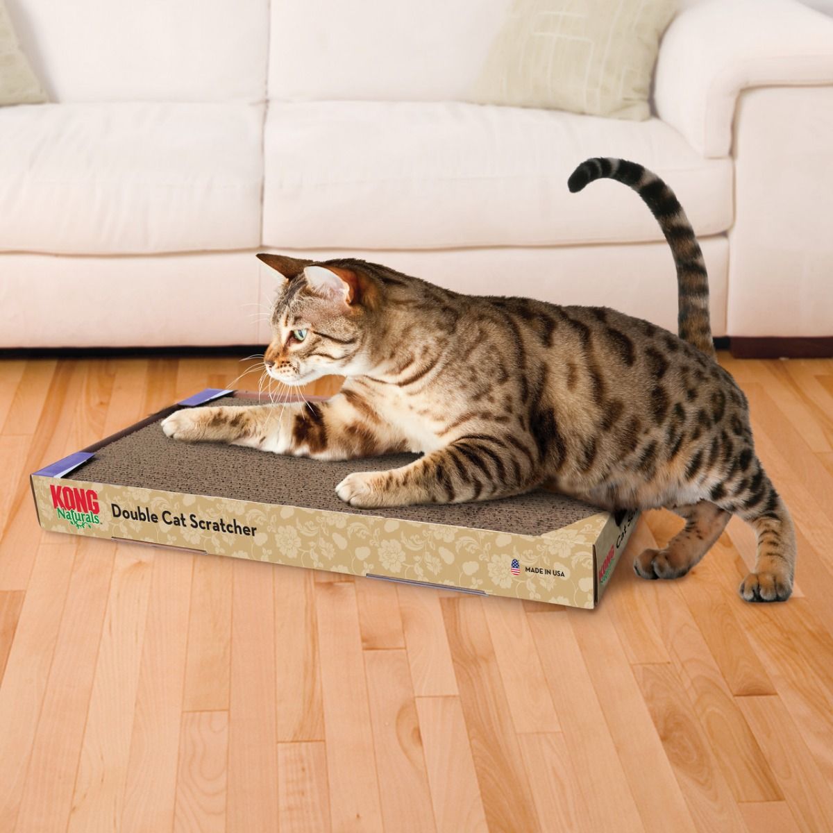 Kong Naturals Pop-Up Incline Cat Scratcher -
