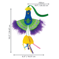 Thumbnail for Kong Connects Peacock Feather Cat Toy -