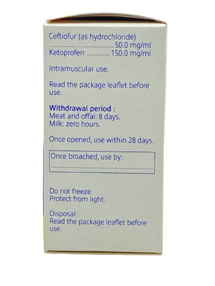 Curacef (Ceftiofur + Ketoprofen) 100ml