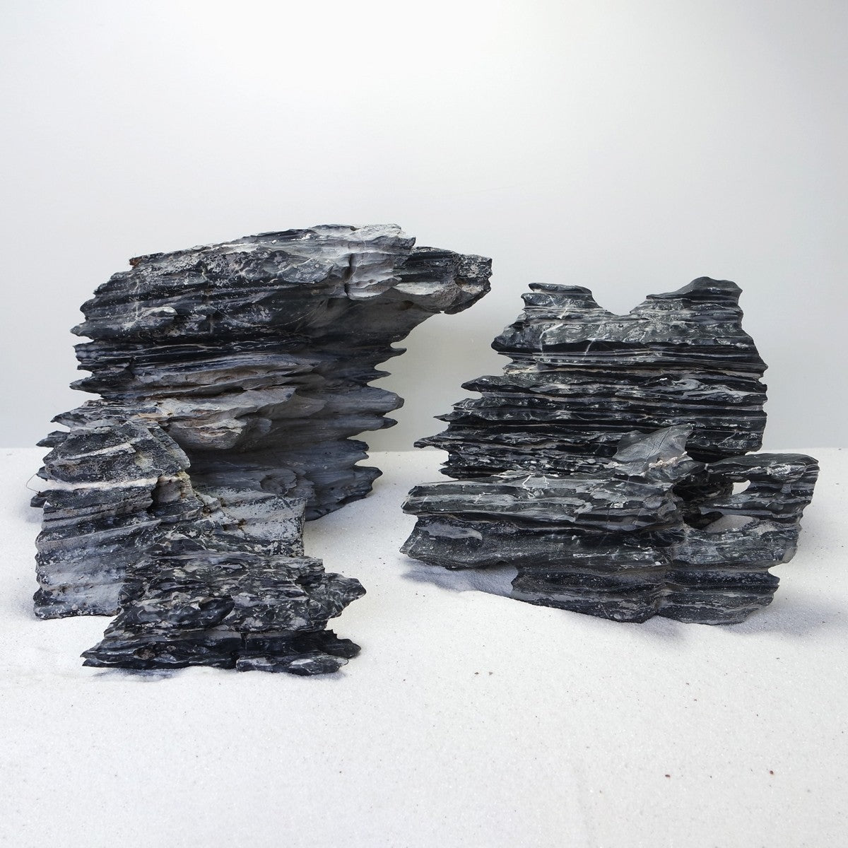 Cyan Multilayer Rock - Small / approx. 15pcs / BOX