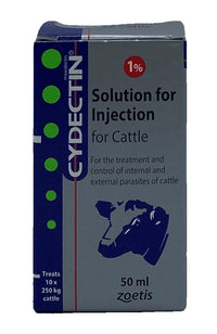 CYDECTIN 50ml for internal and external parasites in livestock