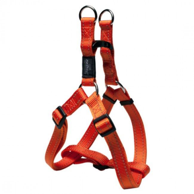 Rogz Step-In Dog Harness - ORANGE Large