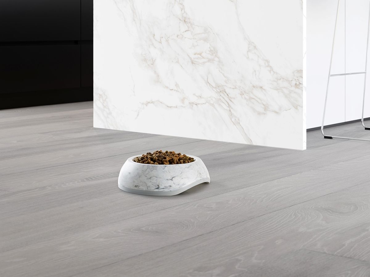 Savic Delice Dog Bowl Marble - Grey 1.2l