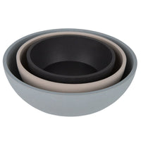 Thumbnail for District 70 Bamboo Dog Bowl - DARK GREY Small