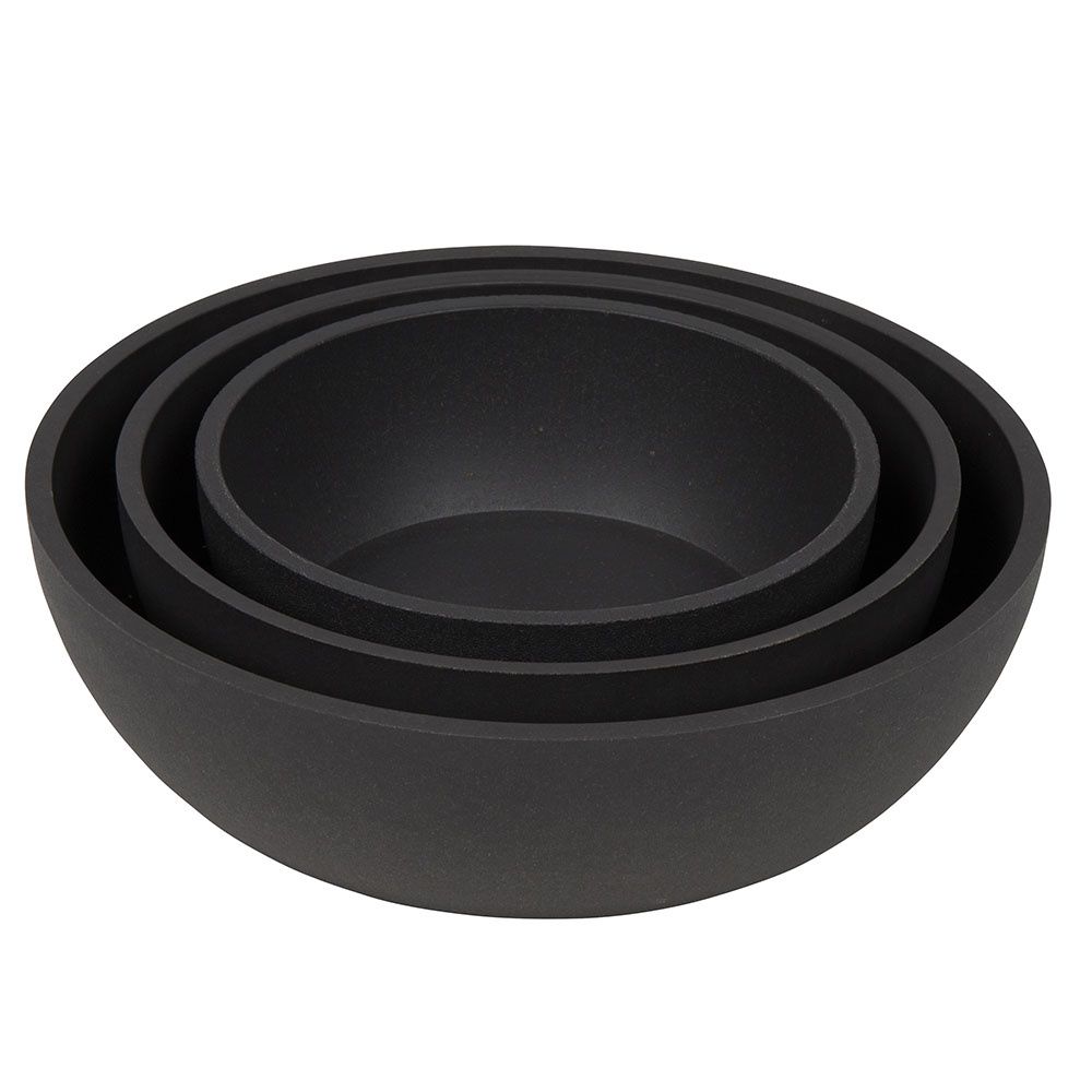 District 70 Bamboo Dog Bowl - DARK GREY Small