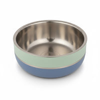 Thumbnail for Saluki Stainless Steel Double Wall Dog Bowls – Two Tone - 1200 ML