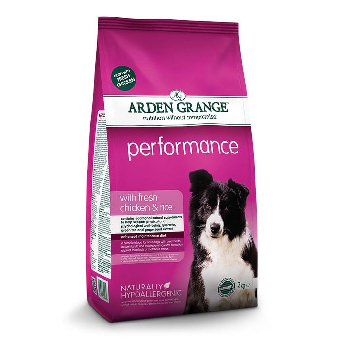 Arden Grange Performance with Fresh Chicken & Rice Dry Dog Food - 12kg