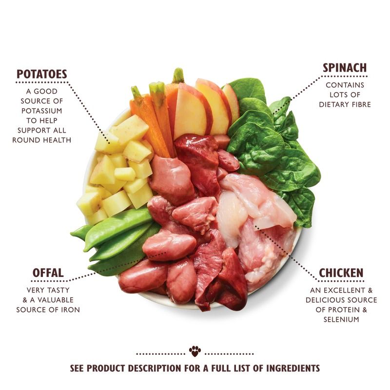 Lily's Kitchen Sunday Lunch with Chicken Potato and Peas Wet Dog Food 400g Tin - 400g