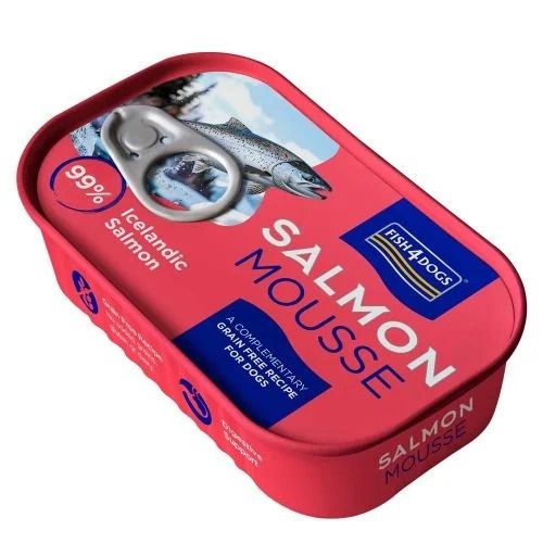 Fish4Dogs Salmon Mousse Wet Dog Food 90g - 90g