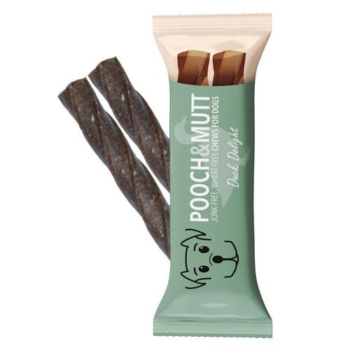 Pooch & Mutt Duck Delight Chew Bars Dog Treats 20g - 20G