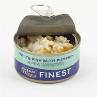 Fish4Dogs Finest White Fish with Pumpkin & Pea Wet Dog Food 85g - 85g