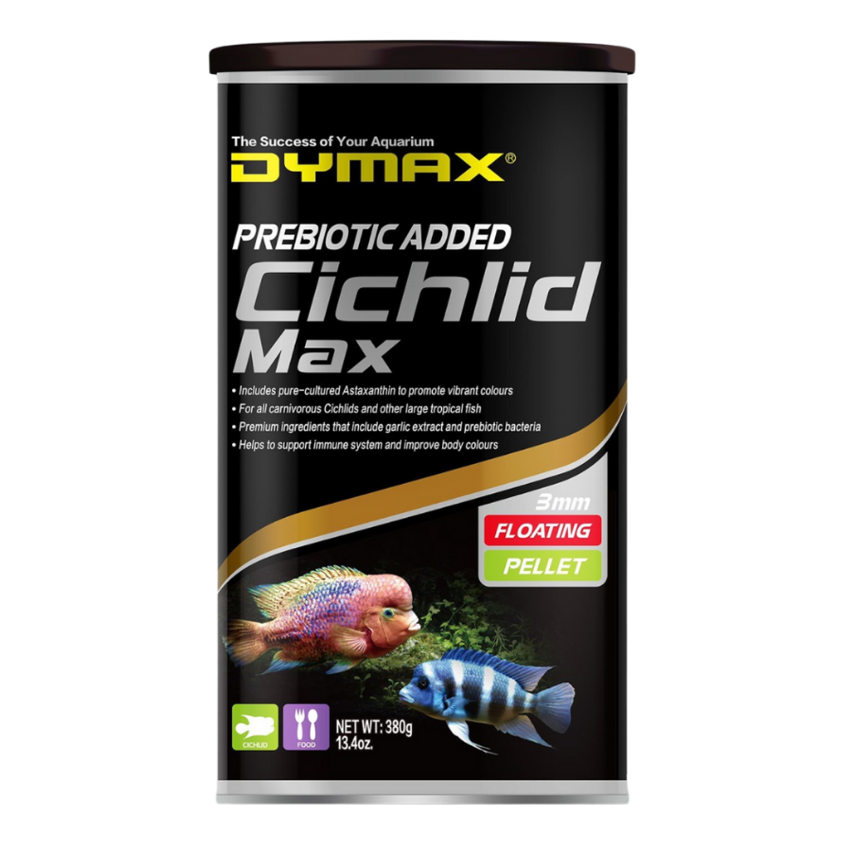 Dymax Cichlid Max Floating Pellet 380 g/1200 ml