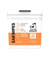 Thumbnail for DogsLife Ear Wipes Aloe Vera Dog 50pcs -