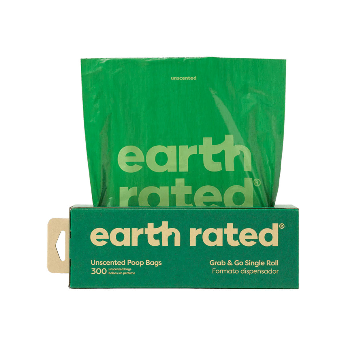 Earth Rated Dog Poop Bags – Bulk Single Roll ( 300 Bags) - Unscented