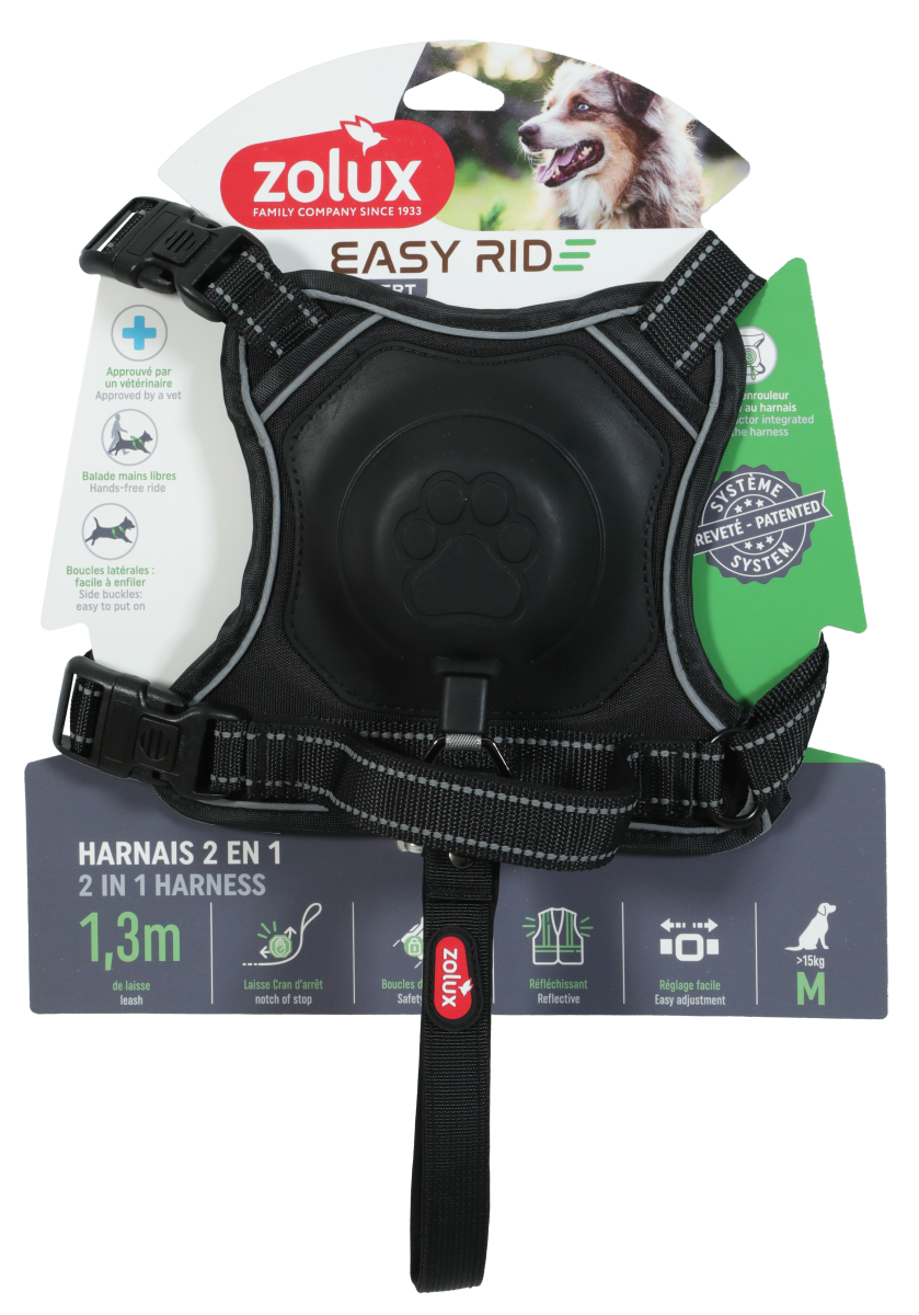 Easyride Harness Black, Medium