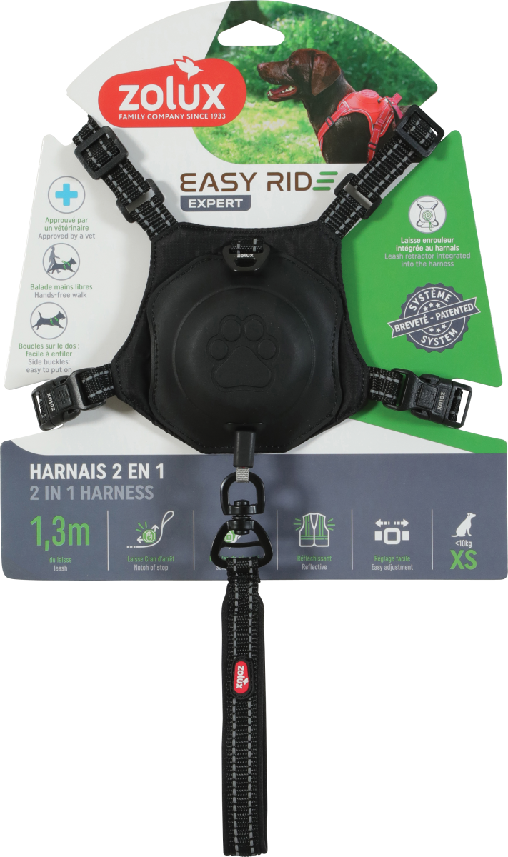 Easyride Harness Black, XSmall