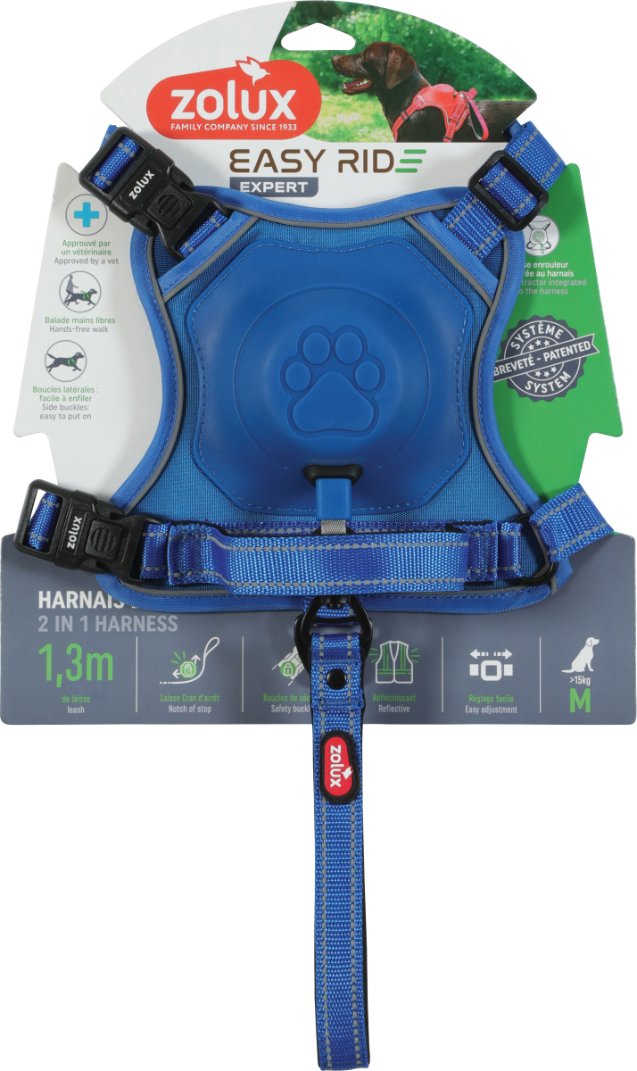 Easyride Harness Blue, Medium