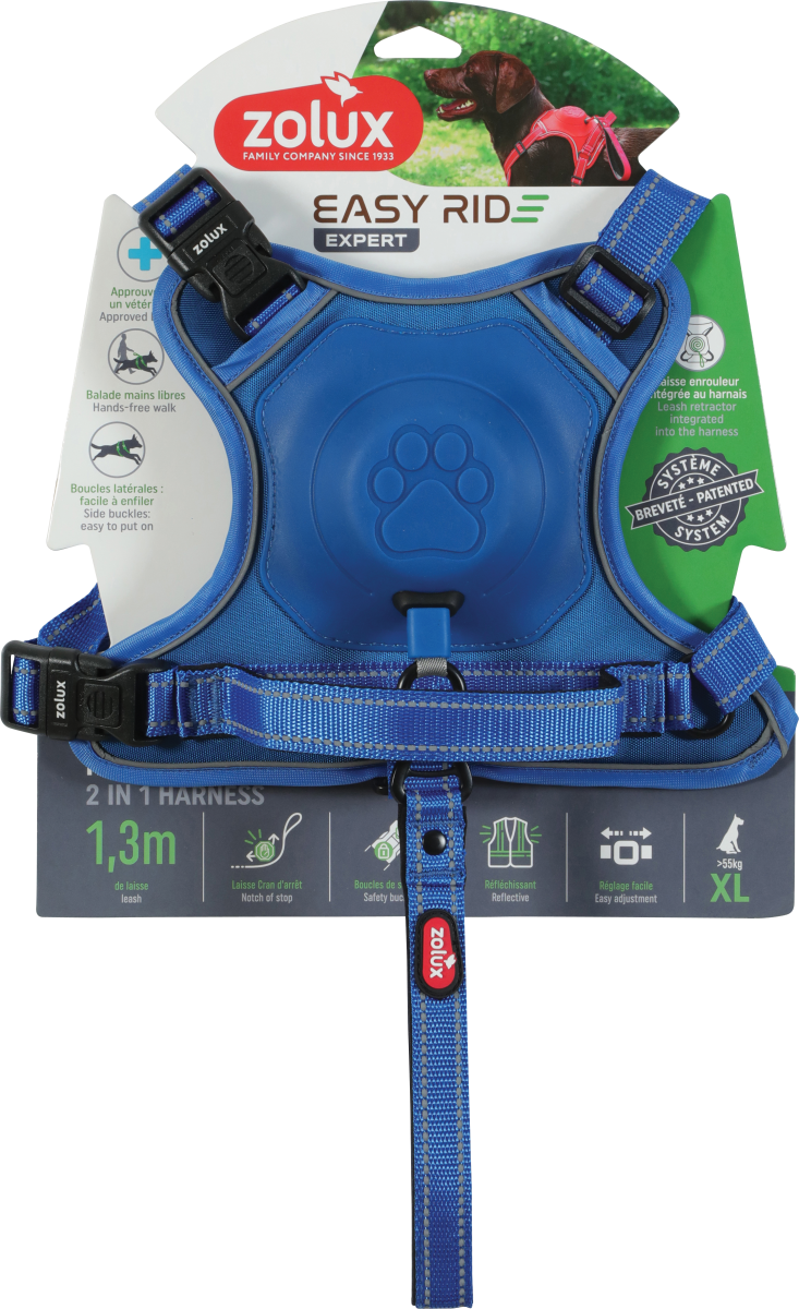 Easyride Harness Blue, XLarge