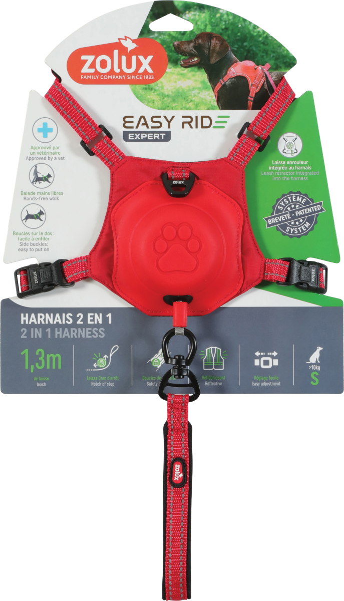 Easyride Harness Red, Small